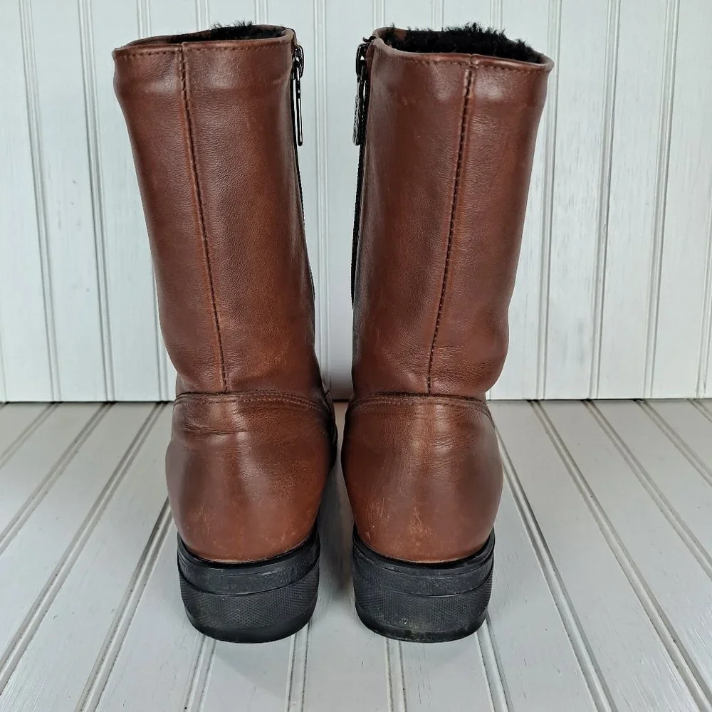 Blondo Canadian Leather Side Zip Boots Sz 7